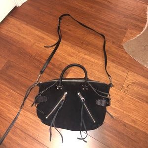 Rebecca Minkoff Black Moto Crossbody